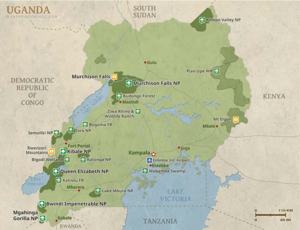 UGANDAN MAP